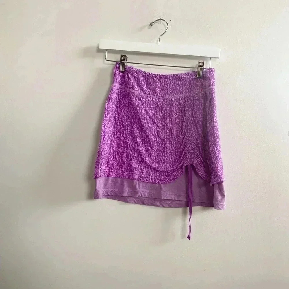 Athleta ruched print skirt XXS‎ petite